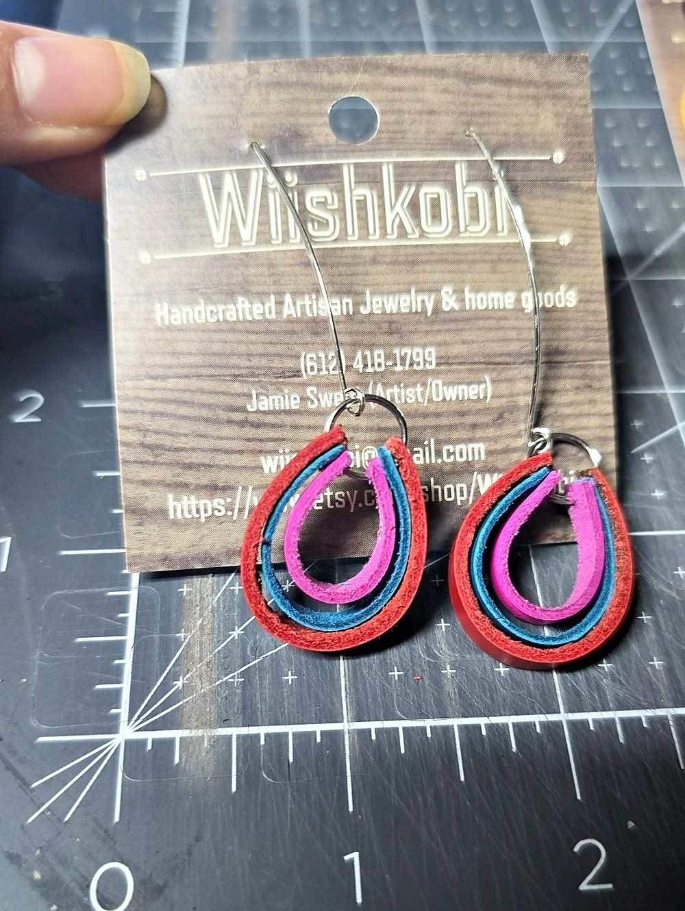 WWishkobi Multicolor Dangle Earrings NWT